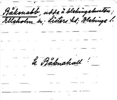 Bild på arkivkortet för arkivposten Båkenabb