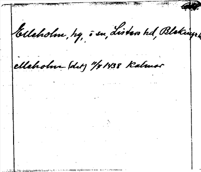 Bild på arkivkortet för arkivposten Elleholm