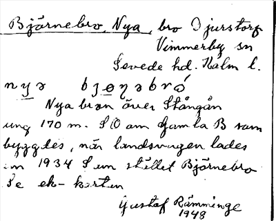 Bild på arkivkortet för arkivposten Björnebro, Nya