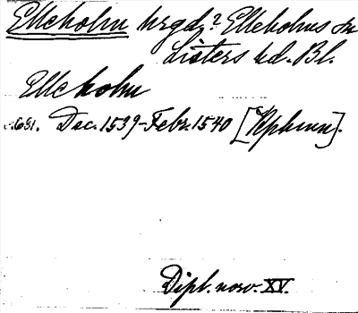 Bild på arkivkortet för arkivposten Elleholm