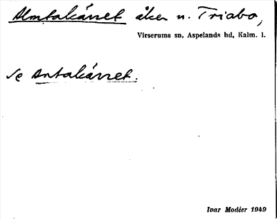 Bild på arkivkortet för arkivposten Almtakärret, se Antakärret