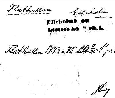 Bild på arkivkortet för arkivposten Flathallen