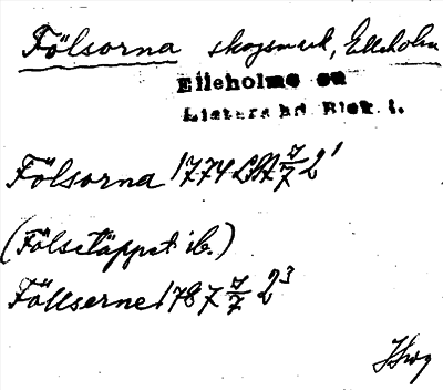Bild på arkivkortet för arkivposten Fölsorna