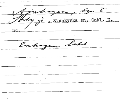 Bild på arkivkortet för arkivposten Ajnhagen