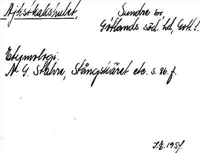Bild på arkivkortet för arkivposten Ajksikakshulet