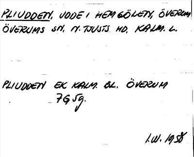 Bild på arkivkortet för arkivposten Pliudden