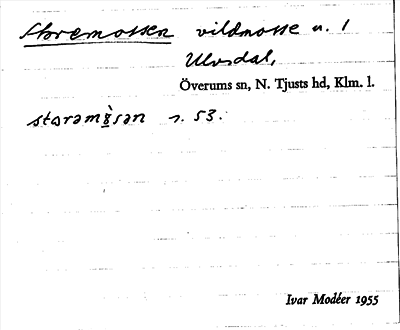 Bild på arkivkortet för arkivposten Storemossen