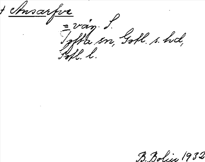 Bild på arkivkortet för arkivposten Ansarfve