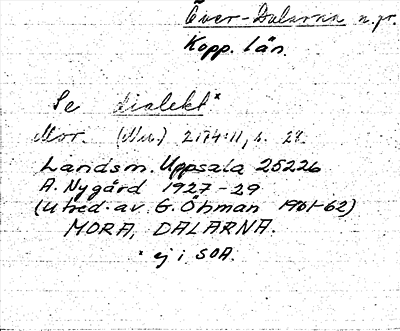 Bild på arkivkortet för arkivposten Över-Dalarna