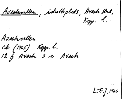 Bild på arkivkortet för arkivposten Avestavallen