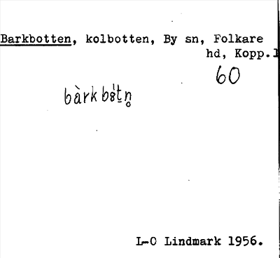 Bild på arkivkortet för arkivposten Barkbotten
