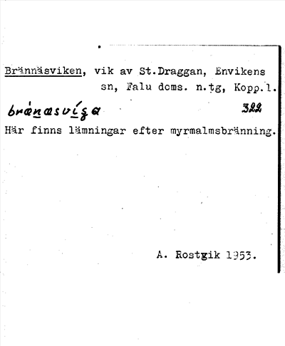 Bild på arkivkortet för arkivposten Brännnäsviken