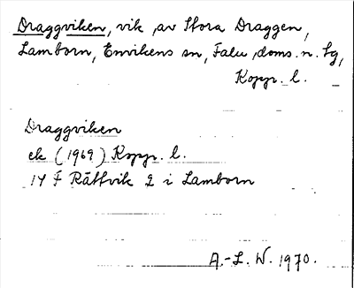 Bild på arkivkortet för arkivposten Draggviken
