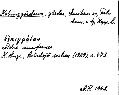 Bild på arkivkortet för arkivposten Kolningsgårdarna