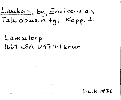 Bild på arkivkortet för arkivposten Lamborn