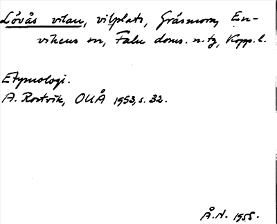 Bild på arkivkortet för arkivposten Lövås vilan