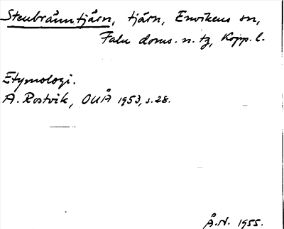 Bild på arkivkortet för arkivposten Stenbränntjärn