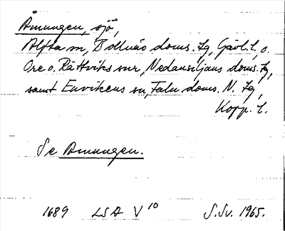 Bild på arkivkortet för arkivposten Åmungen, se Amungen