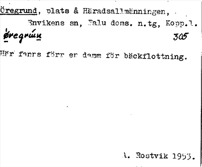 Bild på arkivkortet för arkivposten Öregrund