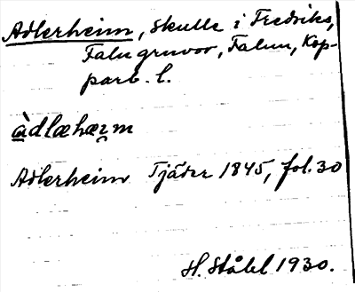 Bild på arkivkortet för arkivposten Adlerheim