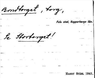 Bild på arkivkortet för arkivposten Bondtorget, se Stortorget