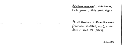 Bild på arkivkortet för arkivposten Brukarerummet