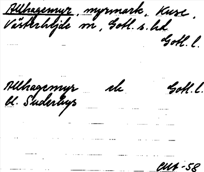 Bild på arkivkortet för arkivposten Allhagemyr