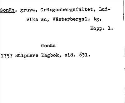 Bild på arkivkortet för arkivposten Gonäs