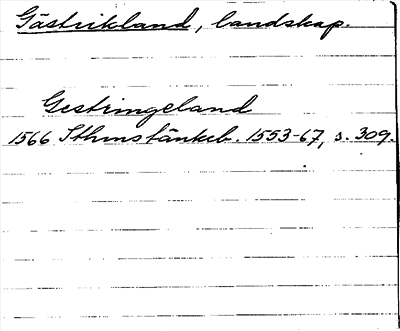 Bild på arkivkortet för arkivposten Gästrikland