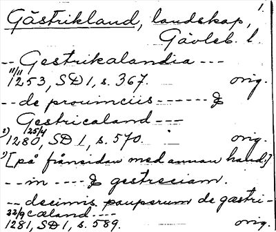 Bild på arkivkortet för arkivposten Gästrikland