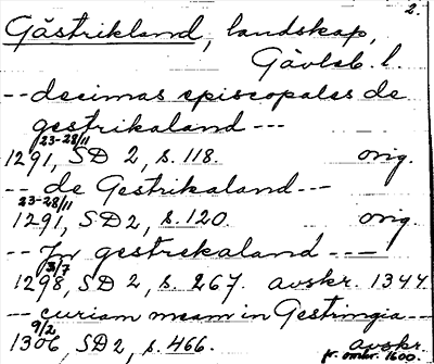 Bild på arkivkortet för arkivposten Gästrikland