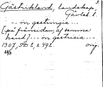 Bild på arkivkortet för arkivposten Gästrikland