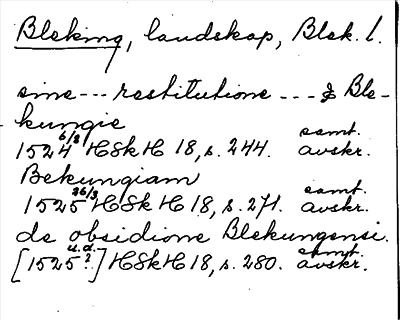 Bild på arkivkortet för arkivposten Bleking