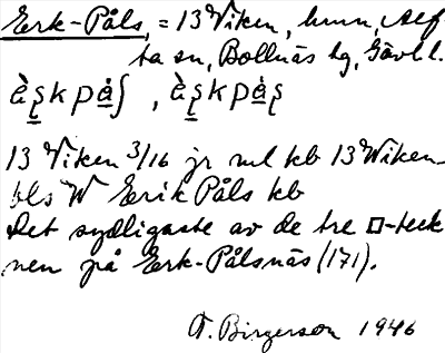 Bild på arkivkortet för arkivposten Erk-Påls