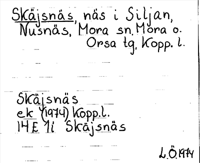 Bild på arkivkortet för arkivposten Skäjsnäs