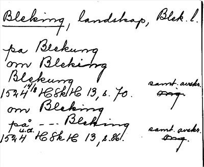 Bild på arkivkortet för arkivposten Bleking