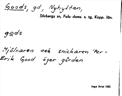 Bild på arkivkortet för arkivposten Goods