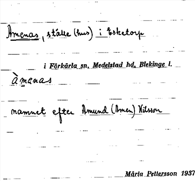 Bild på arkivkortet för arkivposten Amenas