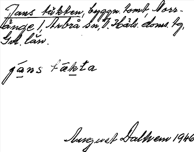 Bild på arkivkortet för arkivposten Jans täkten