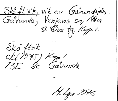 Bild på arkivkortet för arkivposten Skäftvik