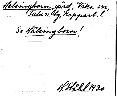 Bild på arkivkortet för arkivposten Helsingborn, se Hälsingborn