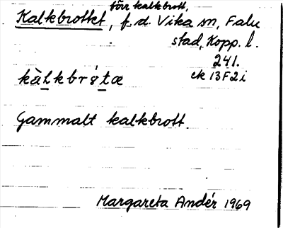 Bild på arkivkortet för arkivposten Kalkbrottet