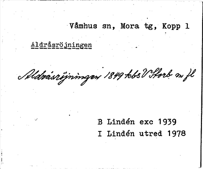 Bild på arkivkortet för arkivposten Aldråsröjningen