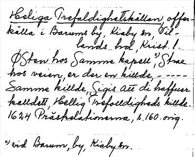 Bild på arkivkortet för arkivposten Heliga Trefaldighetskällan