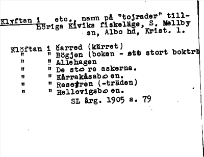 Bild på arkivkortet för arkivposten Klyftan i