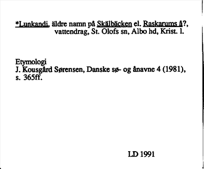 Bild på arkivkortet för arkivposten *Lunkandi