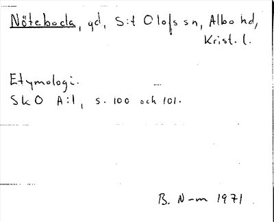 Bild på arkivkortet för arkivposten Nöteboda