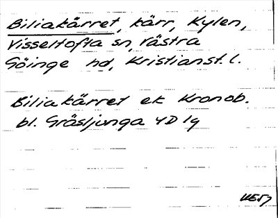 Bild på arkivkortet för arkivposten Biliakärret