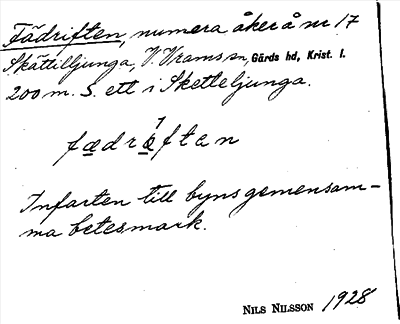 Bild på arkivkortet för arkivposten Fädriften