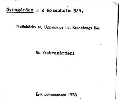 Bild på arkivkortet för arkivposten Övregården